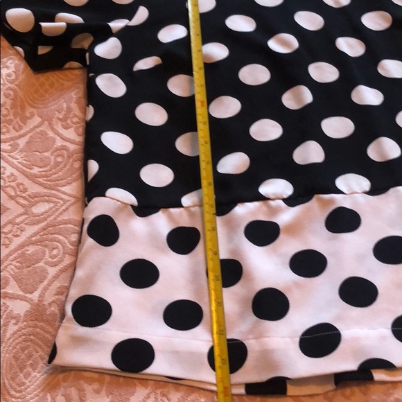 Daniel Rainn Polka Dot Short Sleeve Blouse EUC - Picture 9 of 14